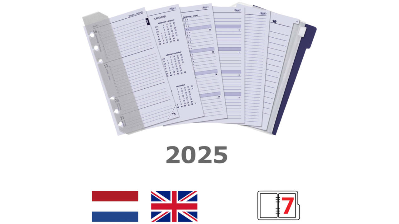 Agendavulling 2026 Kalpa Personal jaardoos 7dagen/2pagina's