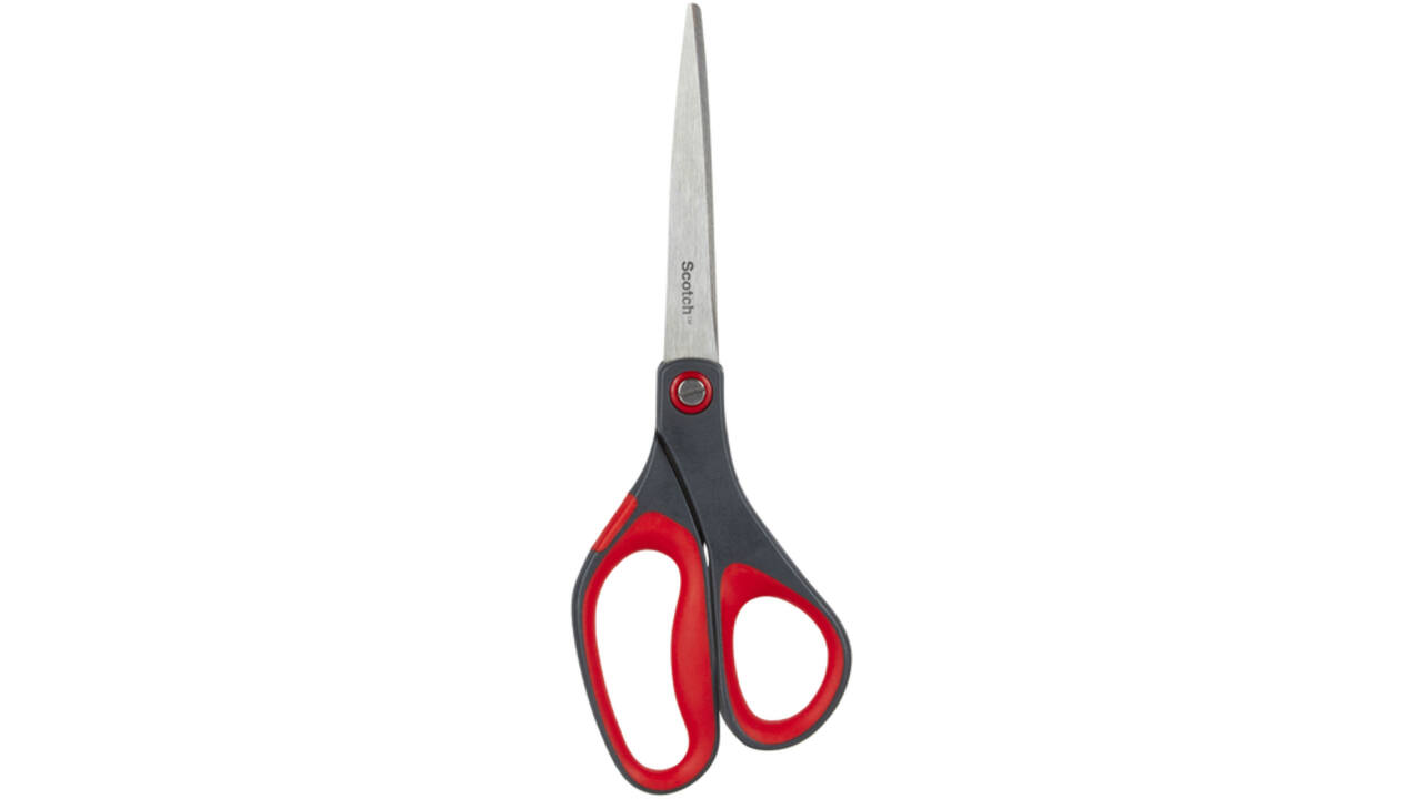 Schaar Scotch 20cm precision rood blister