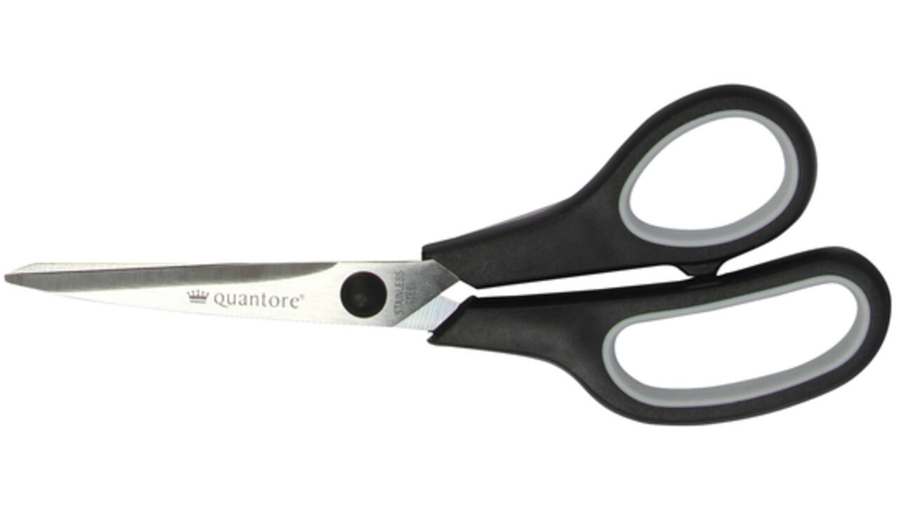 Schaar Quantore 190mm soft grip zwart