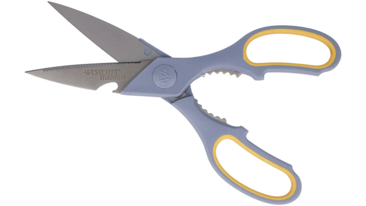 Kantoorschaar Westcott 210mm met softgrip titanium