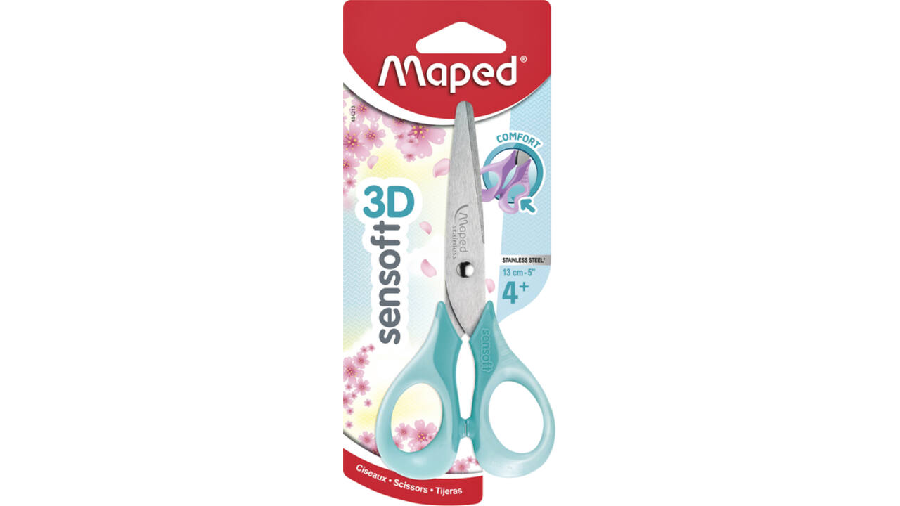 Schaar Maped Sensoft 13cm pastel assorti