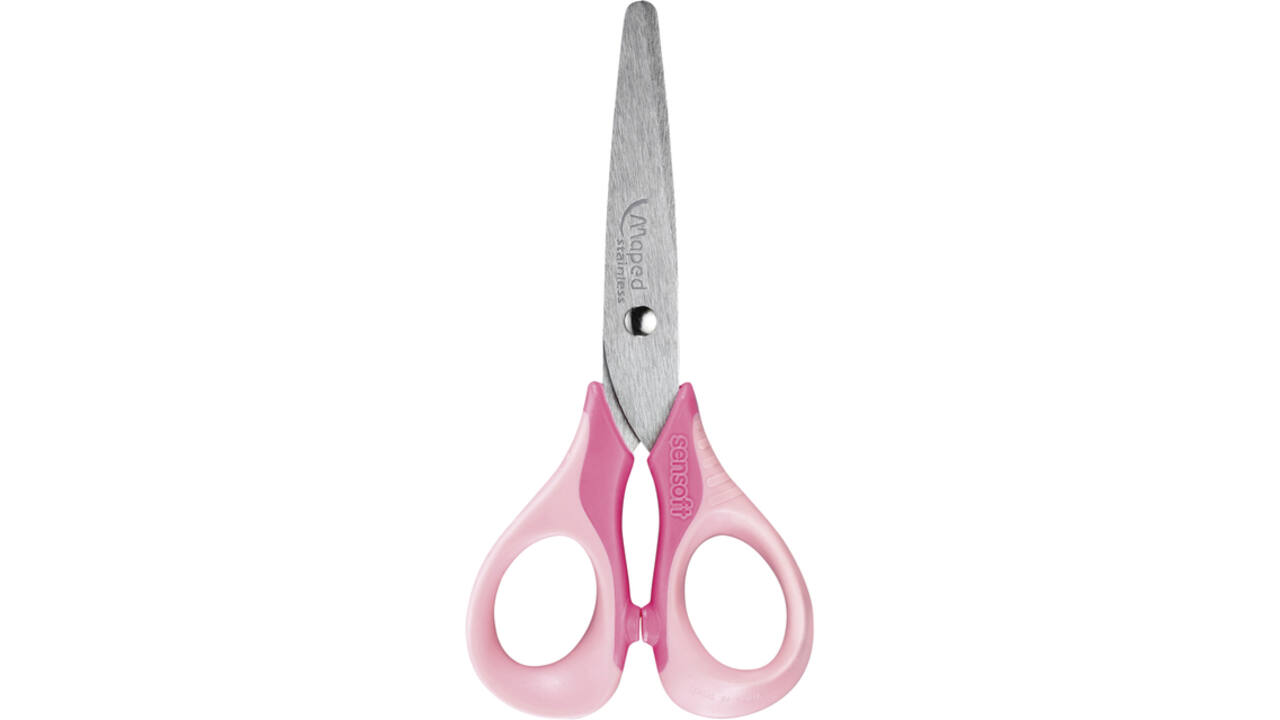 Schaar Maped Sensoft 13cm pastel assorti