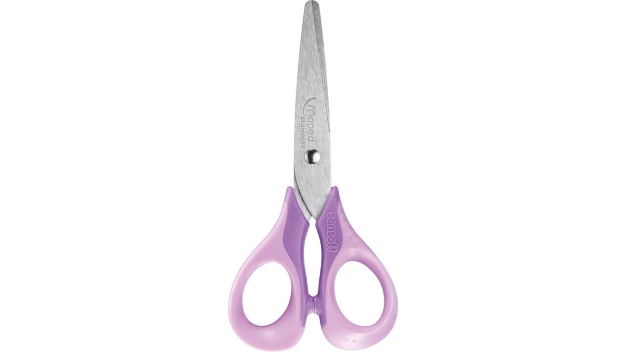 Schaar Maped Sensoft 13cm pastel assorti