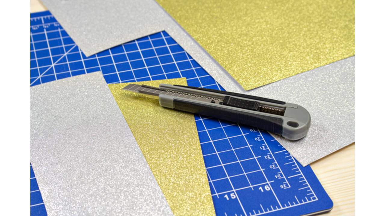 Snijmes Westcott professional 9mm met schuifsluiting grijs/zwart