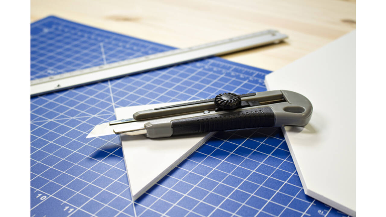 Snijmes Westcott professional 18mm met draaisluiting grijs/zwart