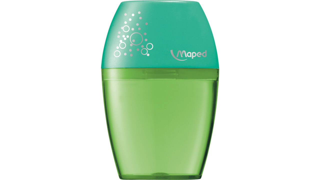 Puntenslijper Maped Shaker 1-gaats display á 25 stuks assorti