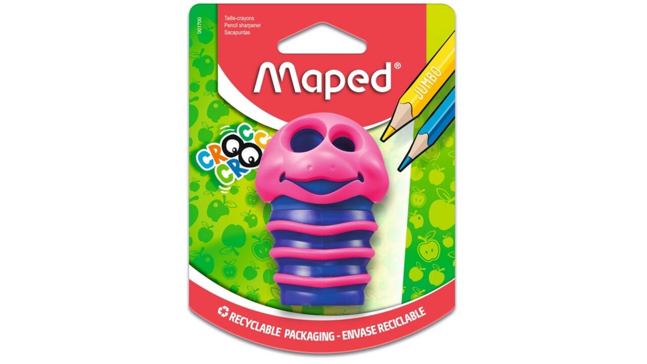 Puntenslijper Maped Croc Croc Bug 2gaats assorti