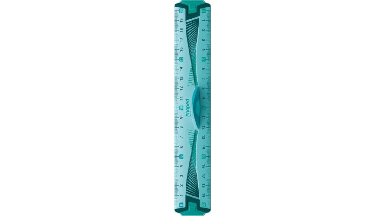 Liniaal Maped Flex met grip 20cm assorti