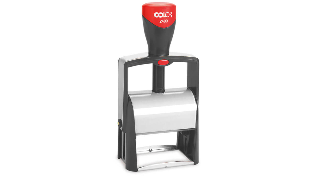Tekststempel Colop 2400 personaliseerbaar 6regels 58x27mm