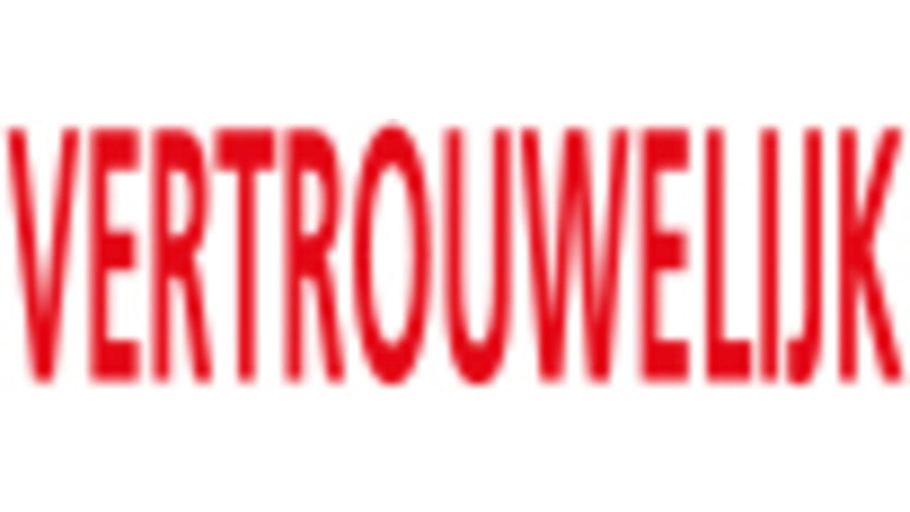 Woordstempel Colop Printer 20 vertrouwelijk rood
