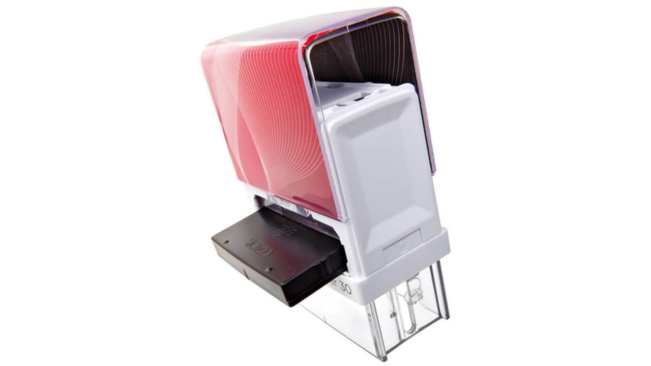 Woordstempel Colop Printer 20 geboekt rood