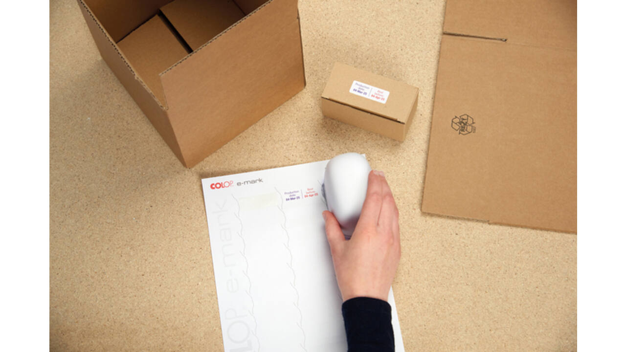 Tekststempel Colop E-Mark labels