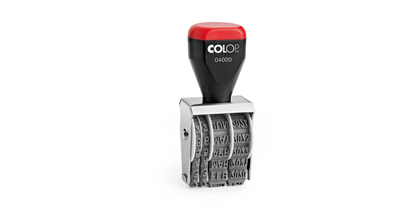 Datumstempel Colop 04000 niet zelfinktend 4mm