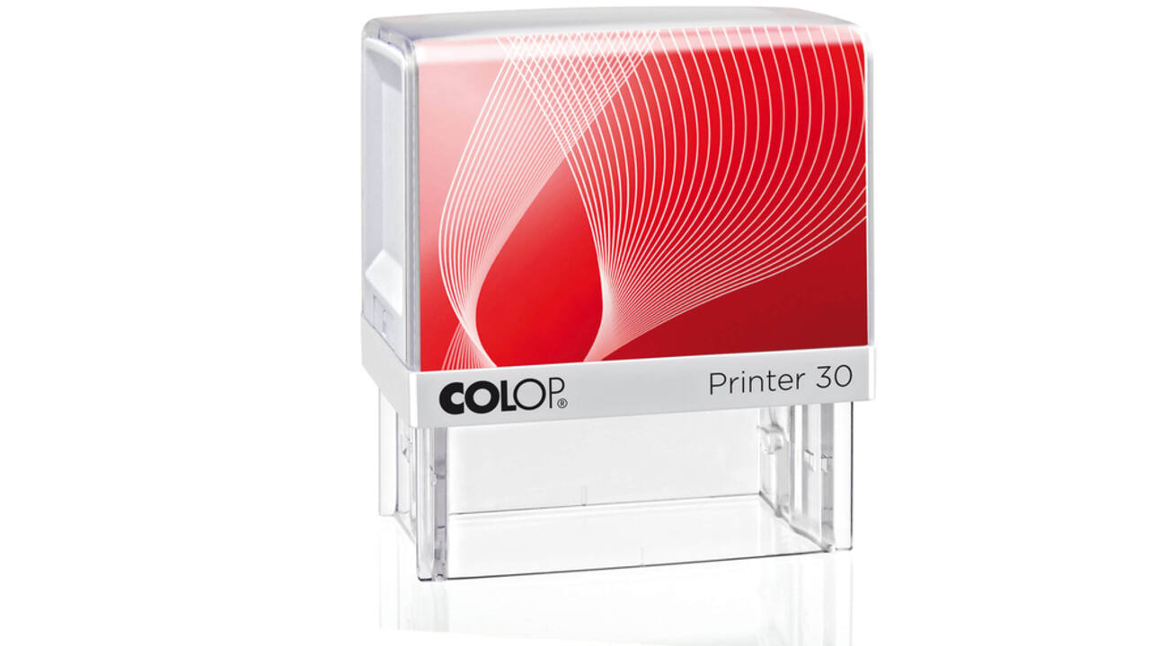 Tekststempel Colop Printer 30 personaliseerbaar 5regels 47x18mm