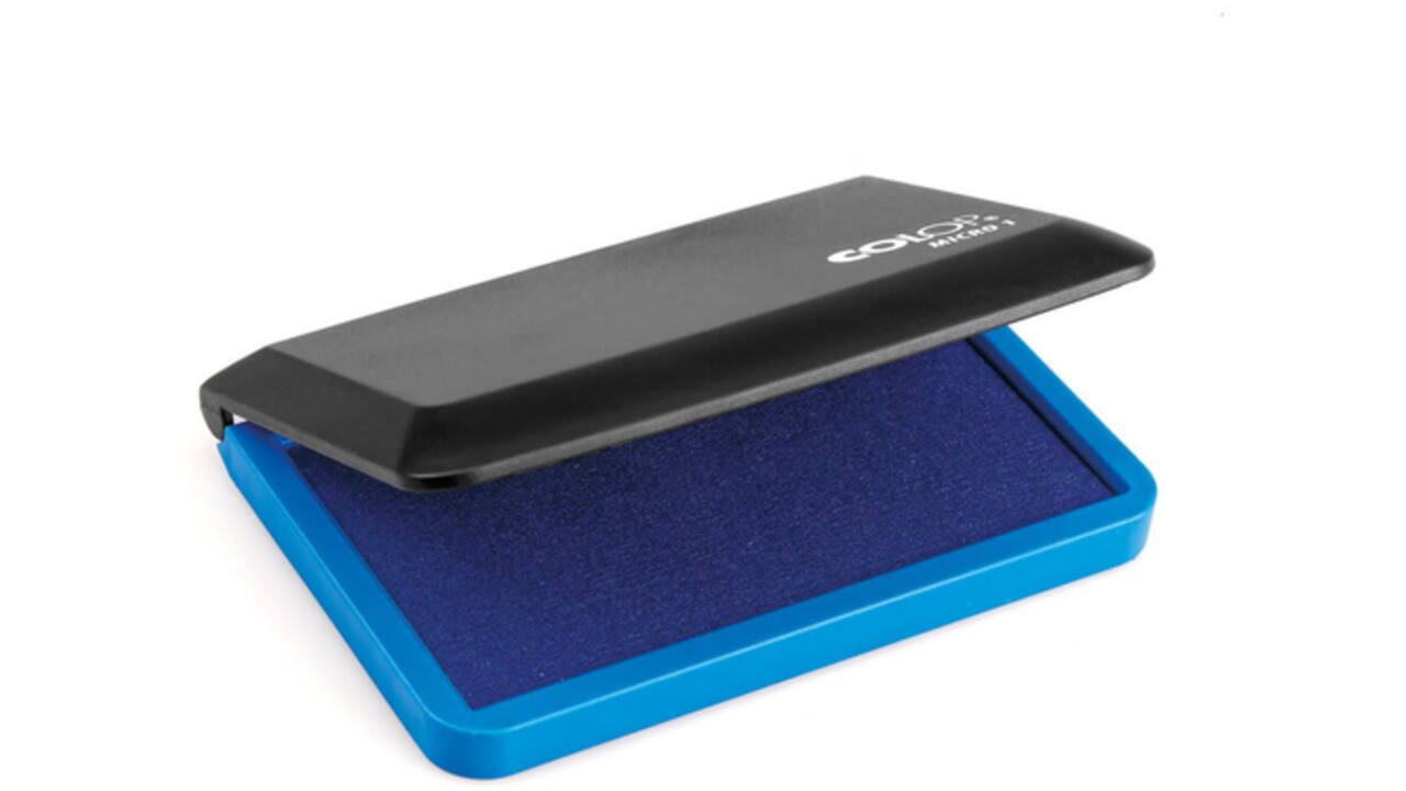 Stempelkussen Colop micro 1 9x5cm blauw