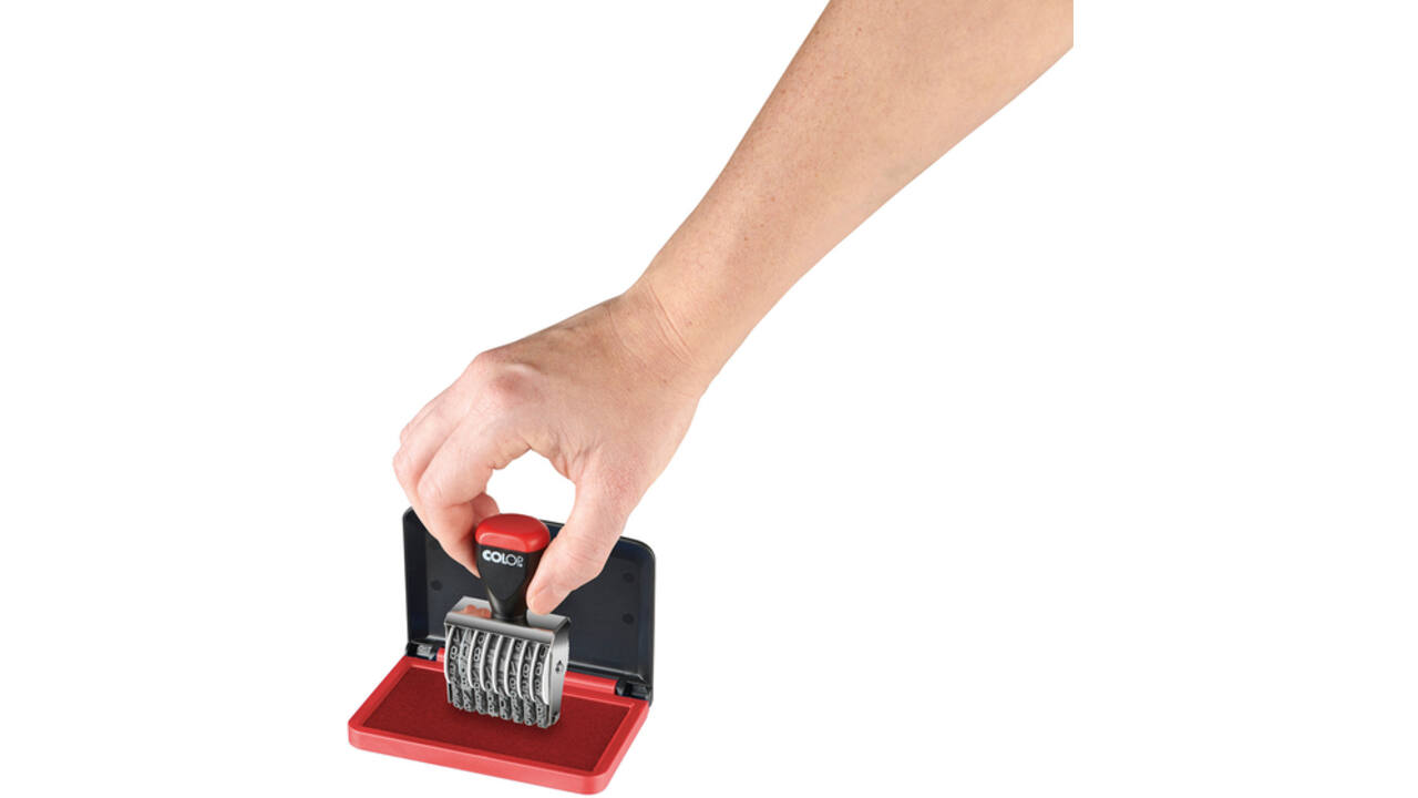 Stempelkussen Colop micro 1 9x5cm rood