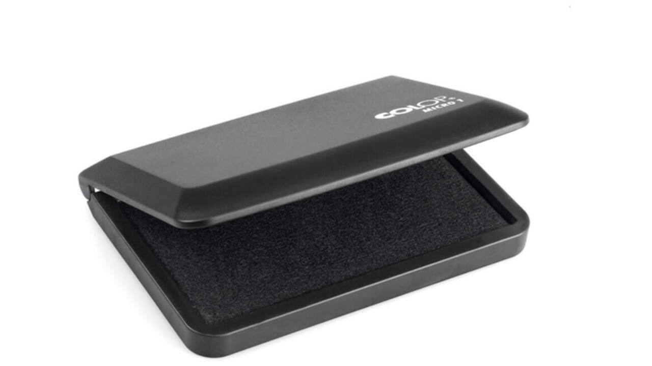 Stempelkussen Colop micro 1 9x5cm zwart