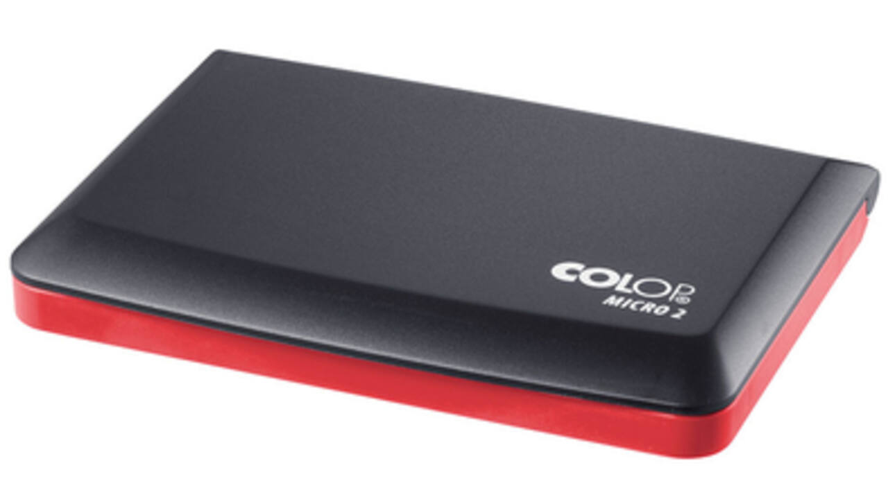 Stempelkussen Colop micro 2 11x7cm rood