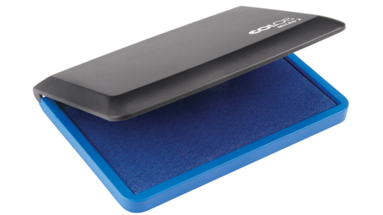 Stempelkussen Colop micro 2 11x7cm blauw