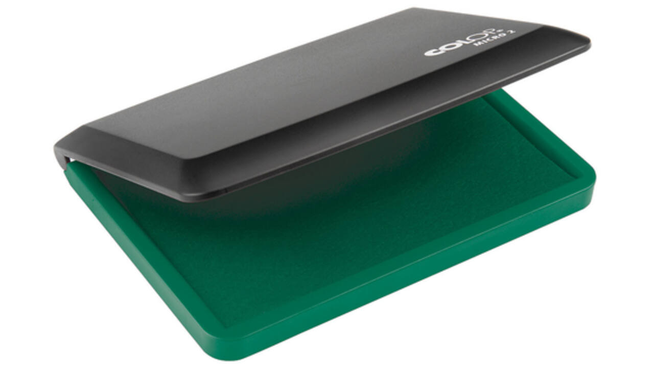 Stempelkussen Colop micro 2 11x7cm groen