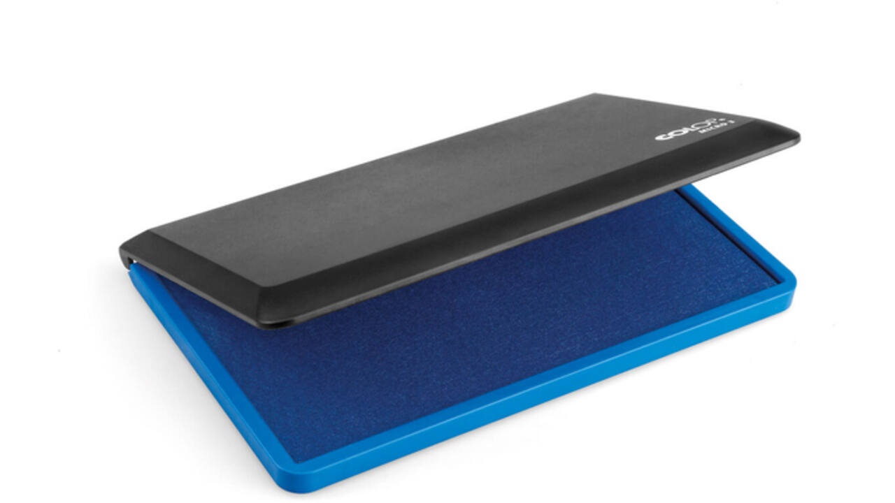 Stempelkussen Colop micro 3 16x9cm blauw