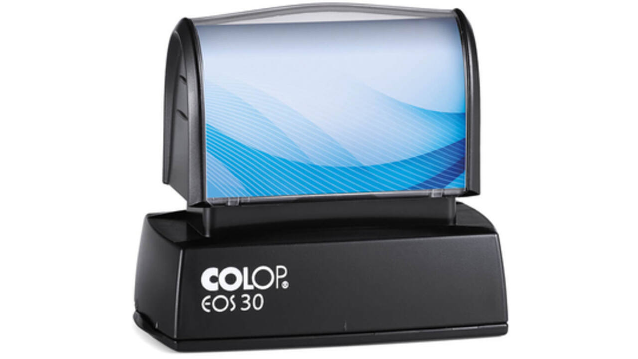 Tekststempel Colop EOS 30 flashtechnologie