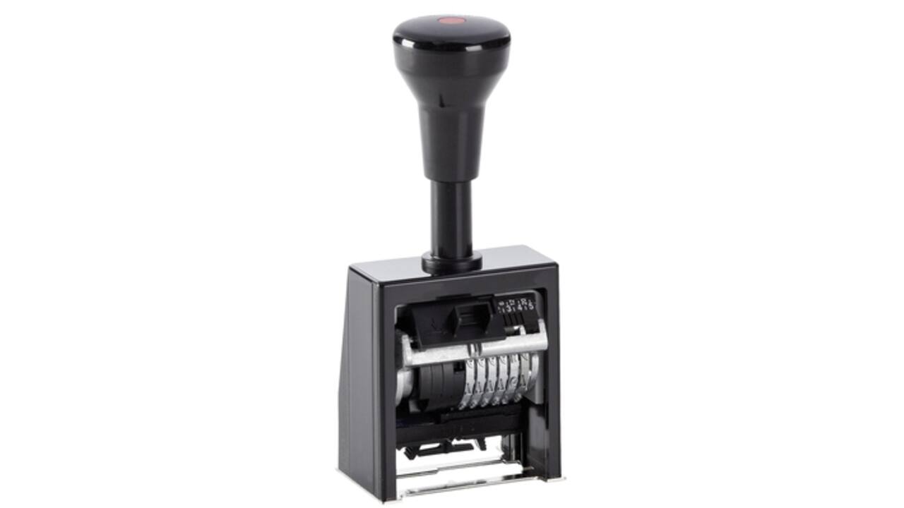 Numeroteur Reiner B6K 13053 6 cijfers 4.5mm kunststof