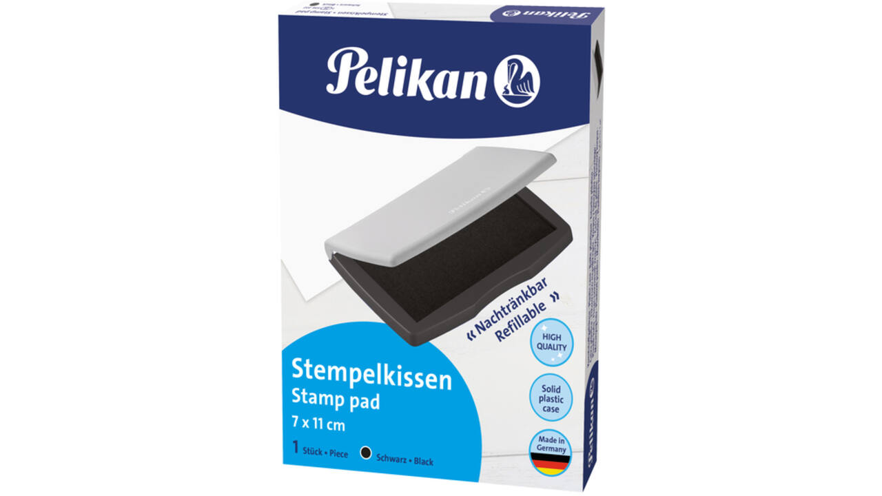 Stempelkussen Pelikan 2E 110x70mm zwart