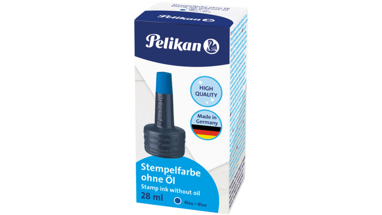 Stempelinkt Pelikan flacon 28ml blauw