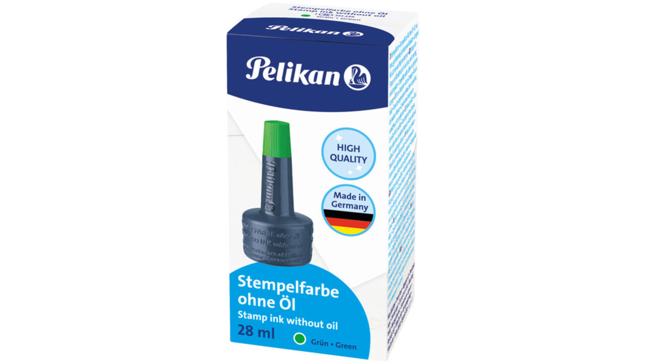Stempelinkt Pelikan flacon 28ml groen