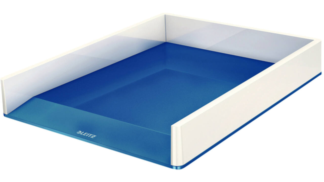 Brievenbak Leitz WOW wit/blauw