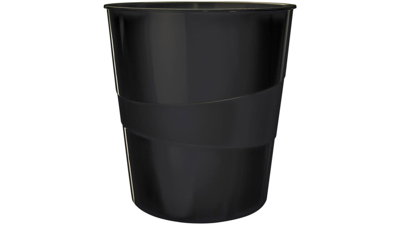 Papierbak Leitz WOW 15liter zwart