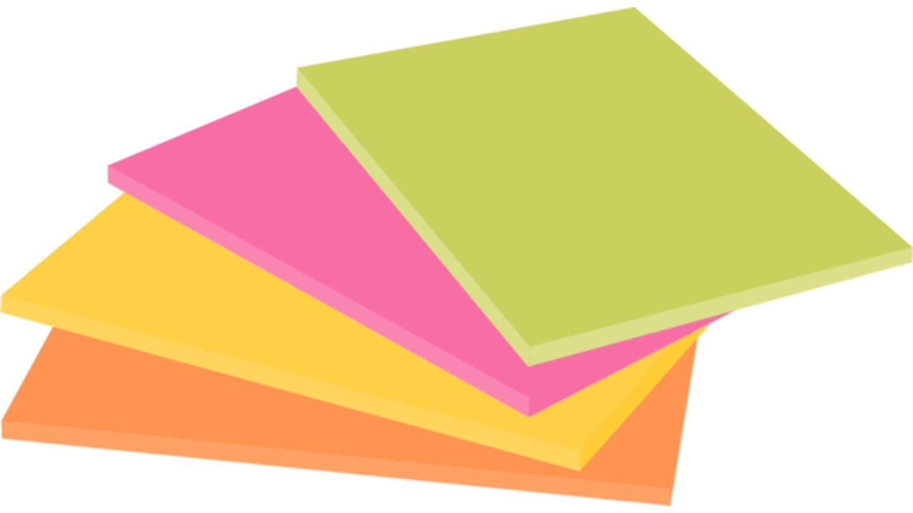 Memoblok Post-it 6445 Super Sticky 152x101mm assorti