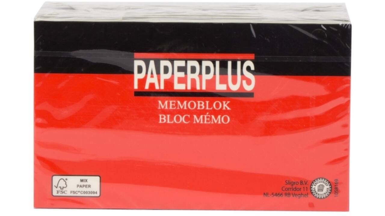Memoblok Post-it Vormen 2007 70x70mm kubus hart roze
