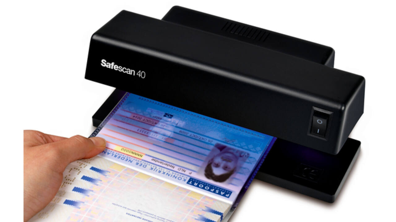 Valsgeld detector Safescan 40 UW zwart