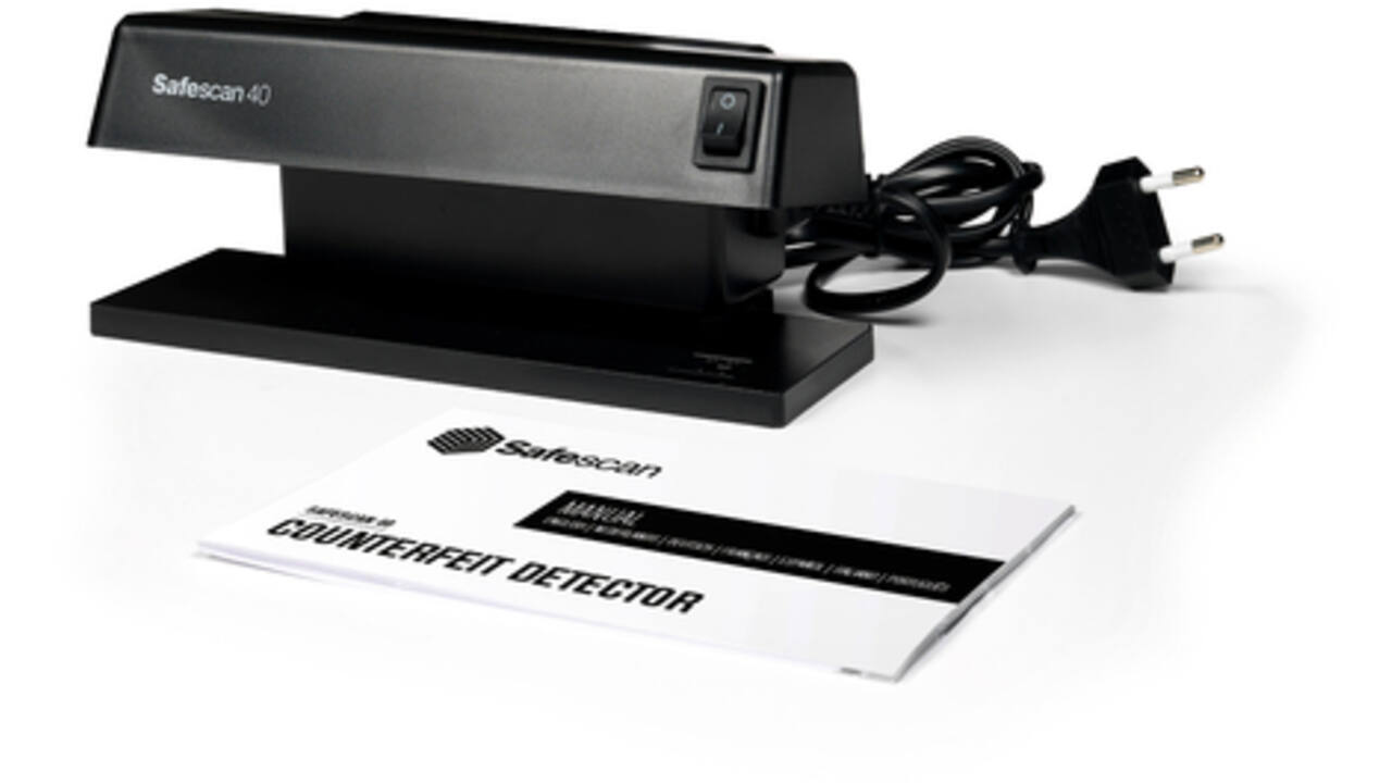 Valsgeld detector Safescan 40 UW zwart