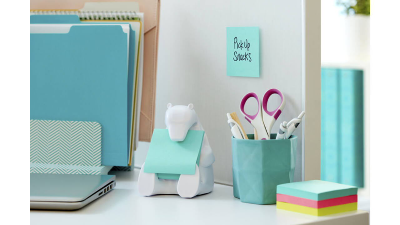 Memoblokdispenser Post-it Z-Notes Beer wit incl 76x76mm notes