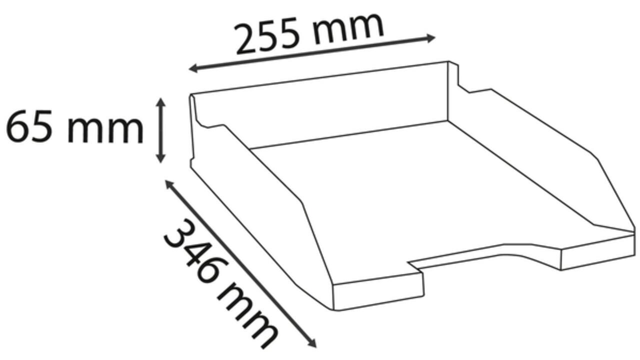 Brievenbak Exacompta Ecoblack zwart