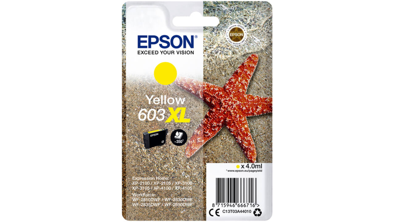 Inktcartridge Epson 603XL T03A4 geel