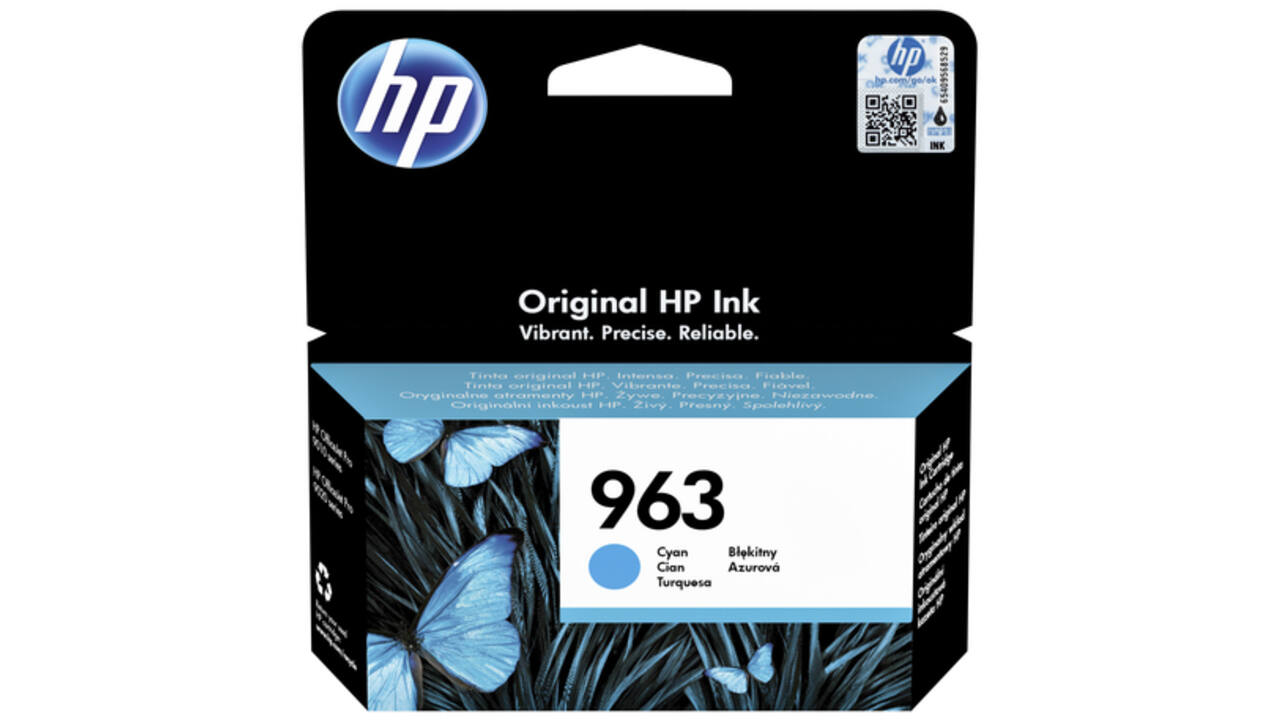 Inktcartridge HP 3JA23AE 963 blauw