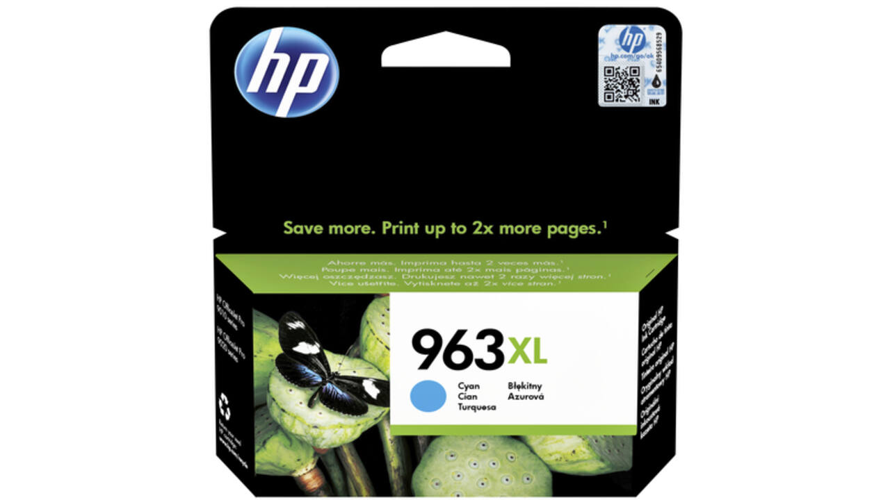 Inktcartridge HP 3JA27AE 963XL blauw