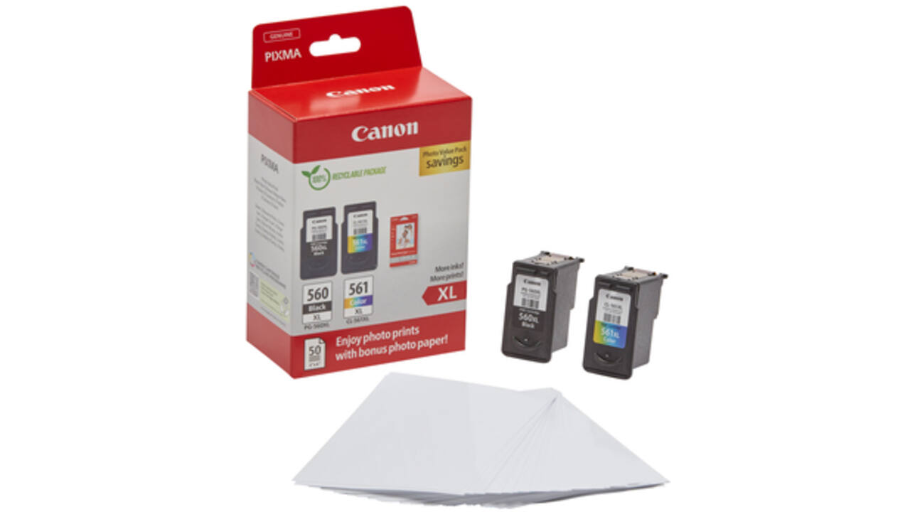 Inktcartridge Canon PG-560XL CL-561XL photo value
