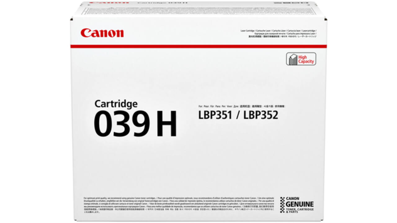 Tonercartridge Canon 039H zwart