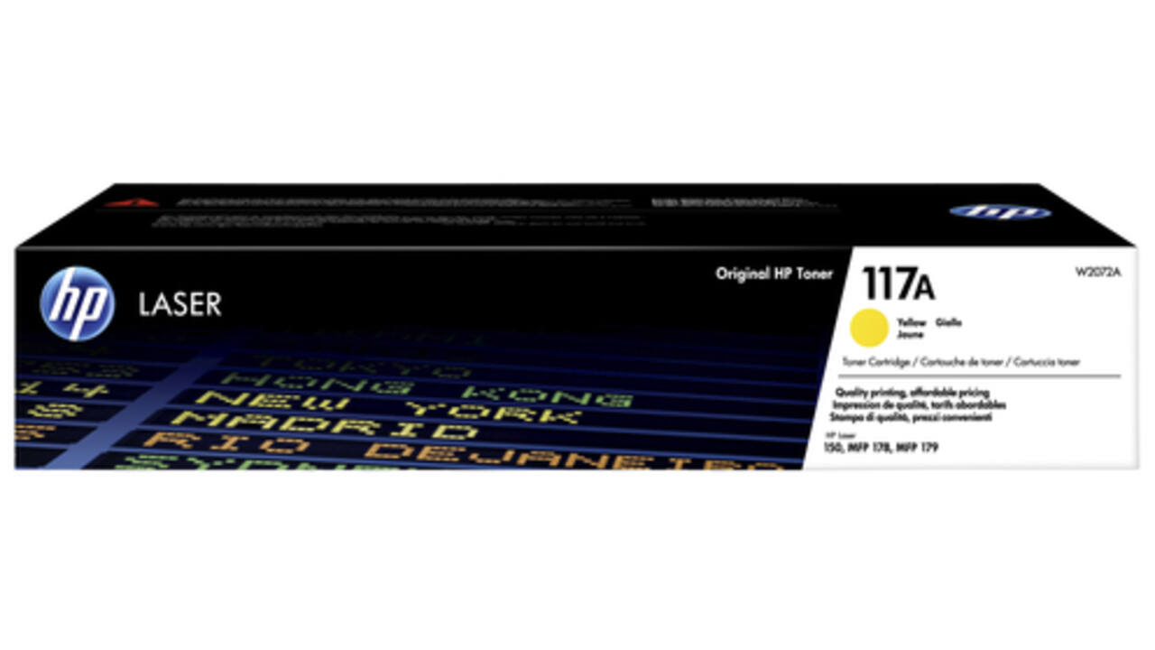 Tonercartridge HP W2072A 117A geel