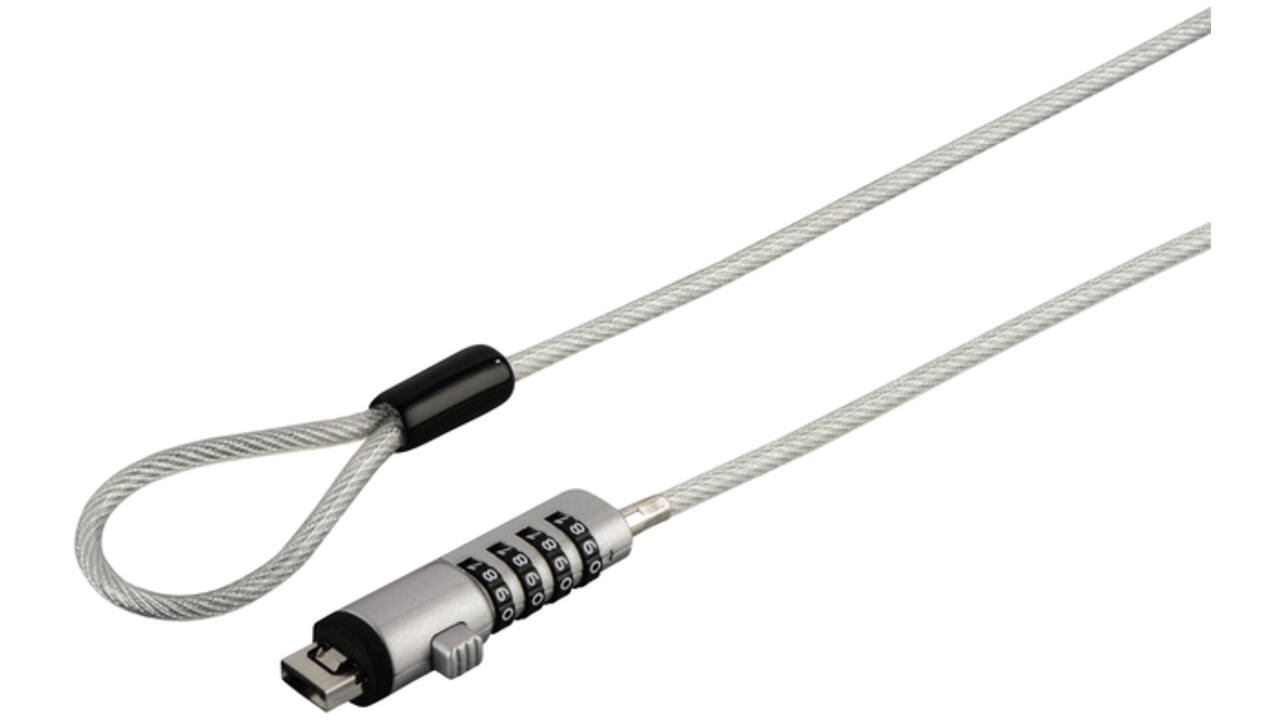 Notebookslot Hama USB beveiliging met cijferslot