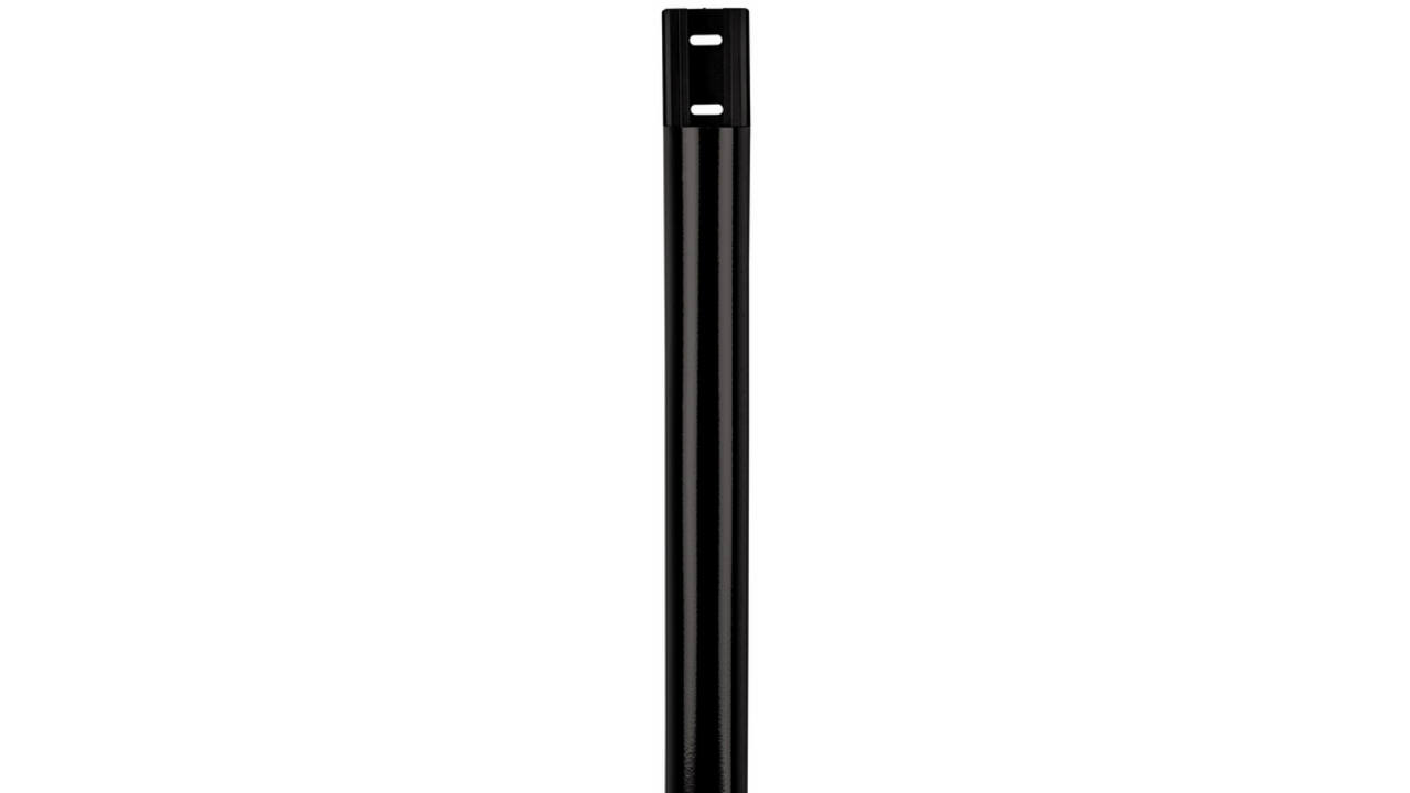 Kabelkanaal Hama halfrond 110/3,3/1,8 cm aluminium zwart