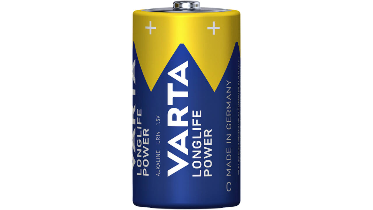 Batterij Varta Longlife Power 2xC