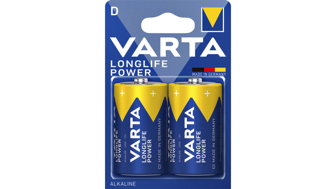 Batterij Varta Longlife Power 2xD