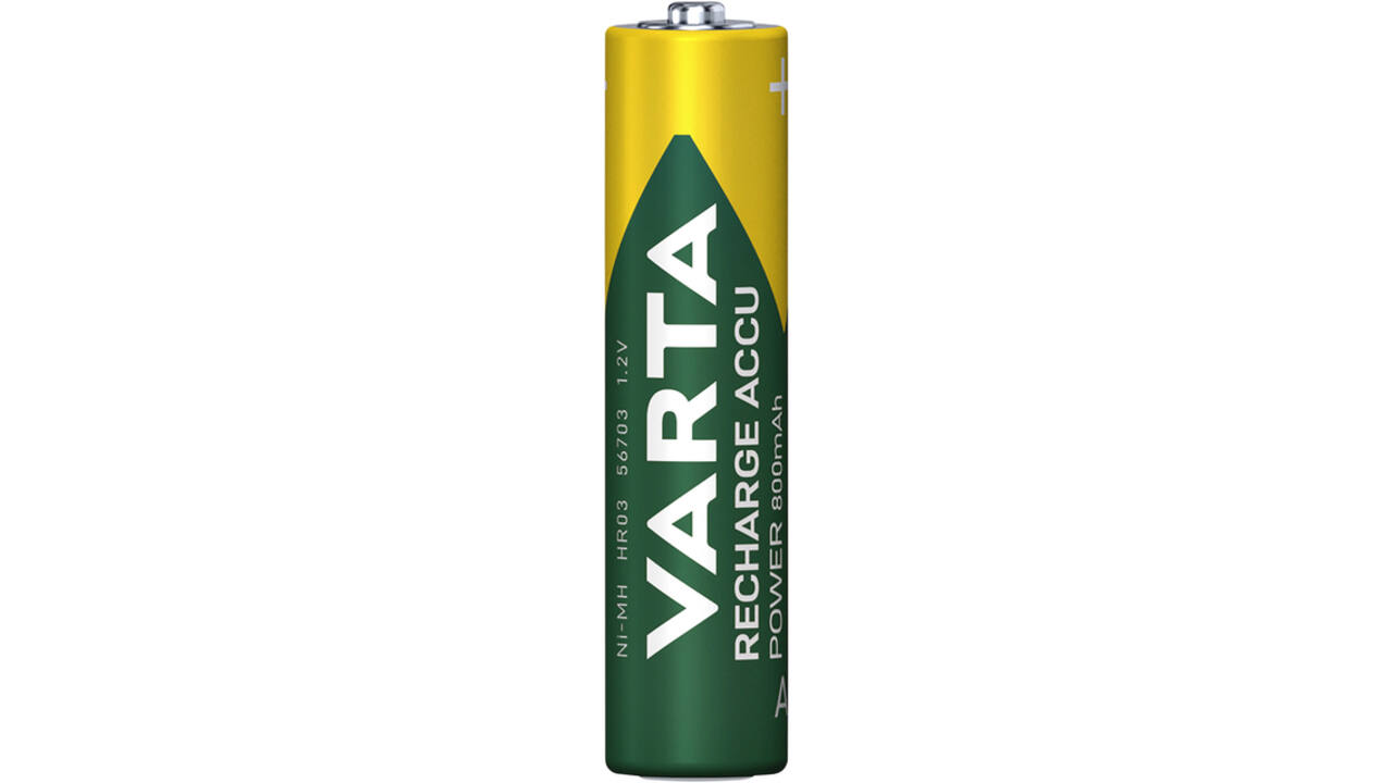 Batterij oplaadbaar Varta 2xAAA 800mAh ready2use