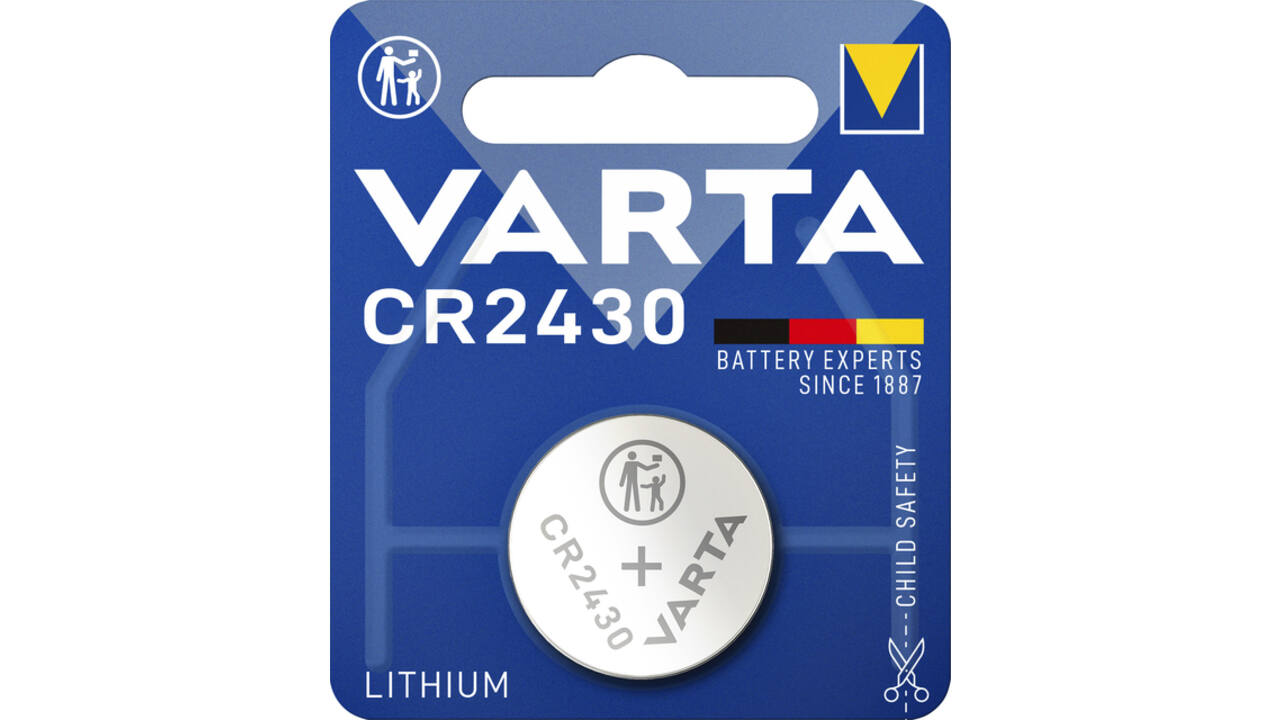 Batterij Varta knoopcel CR2430 lithium blister à 1stuk